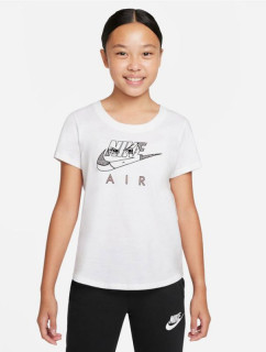 Dievčenské tričko Sportswear Mascot Scoop Jr DQ4380 100 - Nike