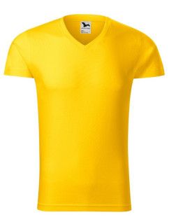 Malfini Slim Fit tričko s výstrihom do VM MLI-14604 pánske