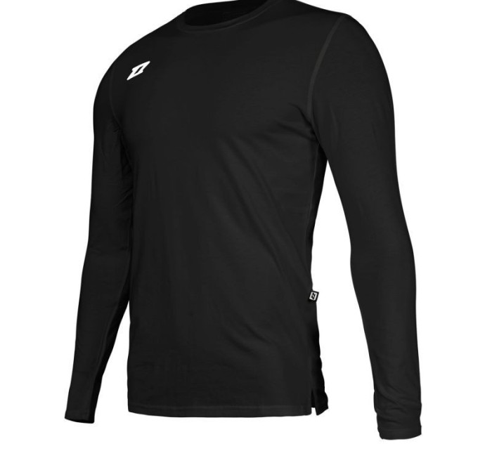 Pánské tričko s dlouhým rukávem Fabril M Z02037_20220202100314 černé - Zina