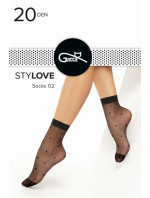 Dámské punčochové ponožky Stylove 02 černá - Gatta