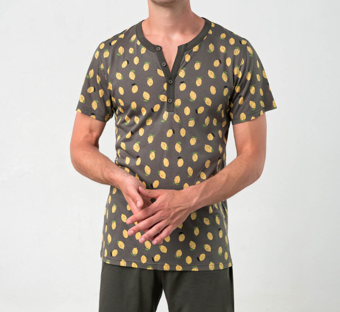 Vamp - Pohodlné dvoudílné pánské pyžamo 18612 - Vamp