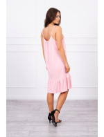 Šaty s  pudrově růžové model 18744725 - K-Fashion