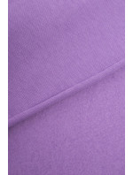 Krátká mikina na zip fialová