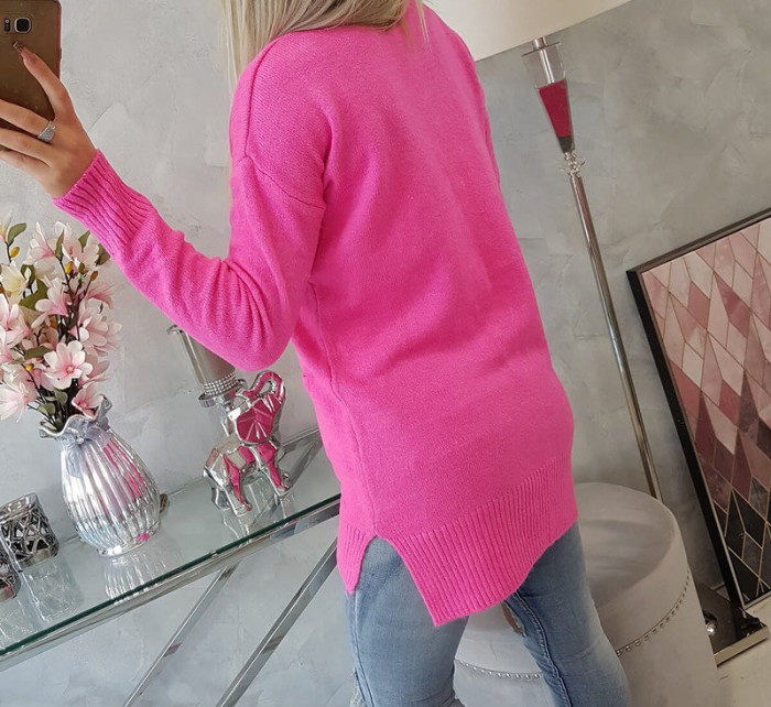 Stojanový svetr růžový
