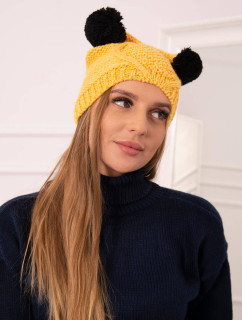 Fleecová čepice 2  žlutá model 18751405 - K-Fashion
