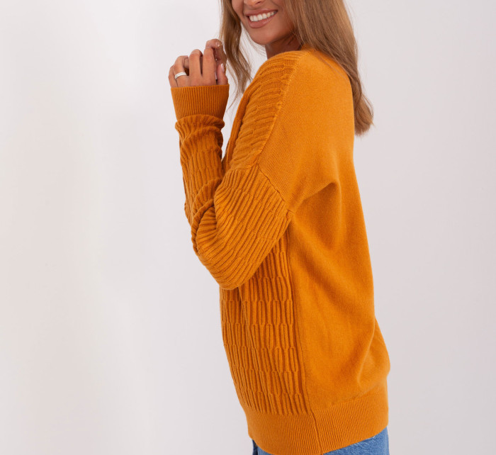Sweter AT SW 2338.14P jasny pomarańczowy