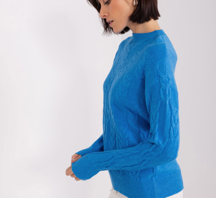 Sweter AT SW 2340.10 niebieski