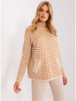 Sweter AT SW 2341.00P camelowy