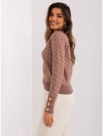 Sweter AT SW 2342.46P jasny brązowy
