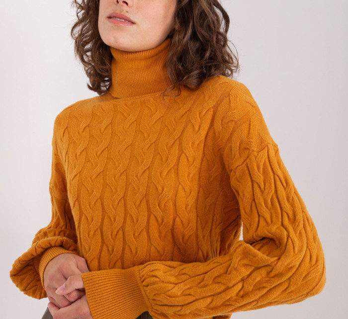Sweter AT SW 2348.93 ciemny żółty