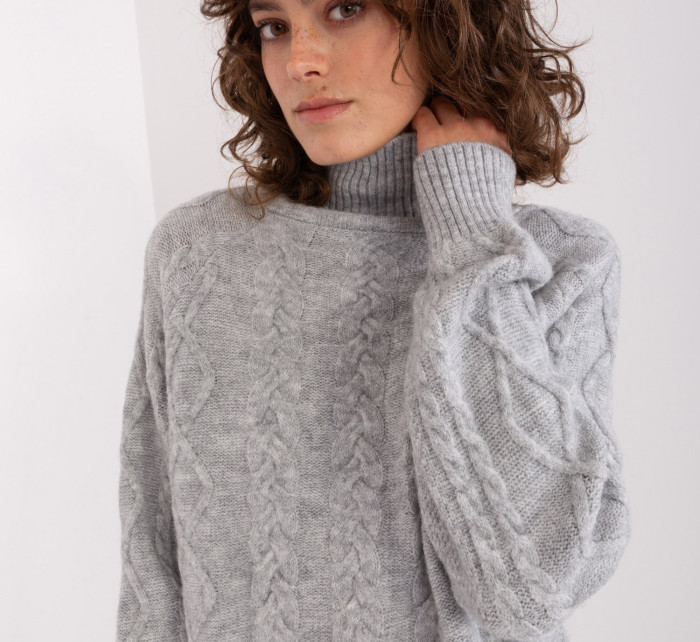 Sweter AT SW 2355 2.19P szary