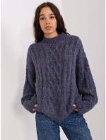Sweter AT SW 2363 2.11P granatowy