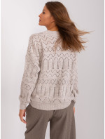Sweter BA SW  beżowy model 18985079 - FPrice