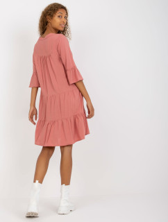 Šaty model 17523886 tmavě růžové - FPrice