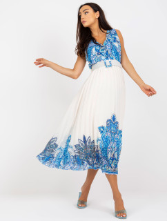 Dámské šaty DHJ SK model 17513579 bílé a modré - FPrice