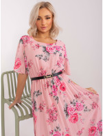 Sukienka DHJ SK 3171.65 jasny różowy