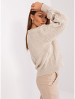 Sweter LC SW 0588.30X jasny beżowy