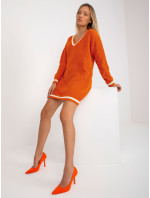 Dámský svetr LC SW model 17650158 tmavě oranžový - FPrice