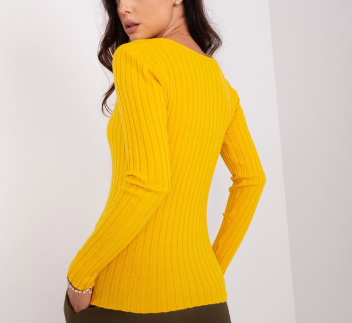 Sweter PM SW PM1088.25 ciemny żółty