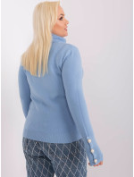 Sweter PM SW PM781.13 jasny niebieski