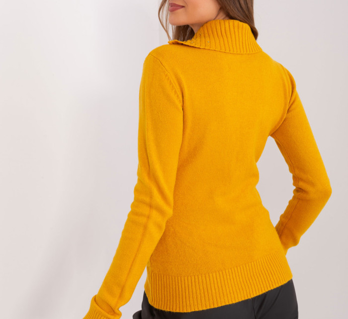 Sweter PM SW R3634.99 ciemny żółty