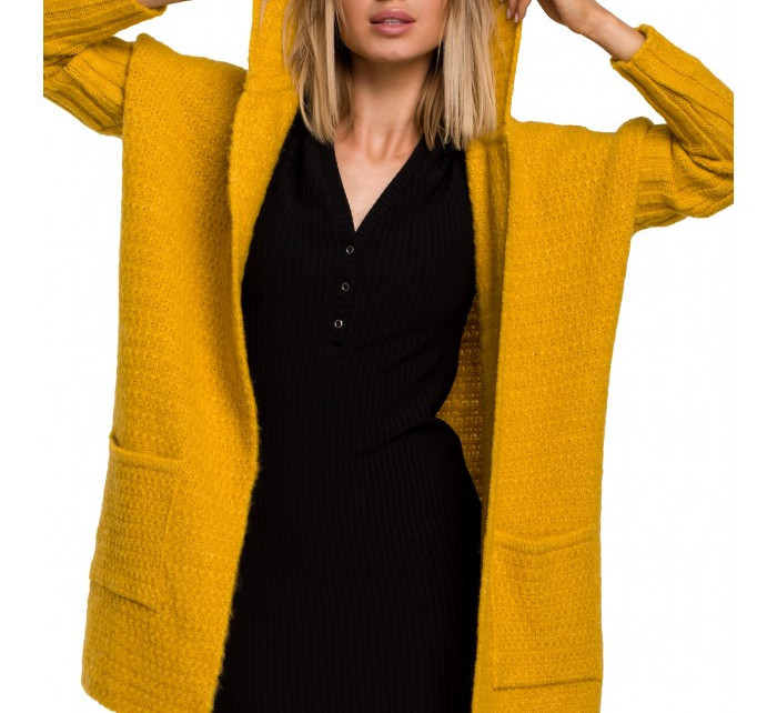 Pletený svetr s kapucí  barva model 15106857 - Moe