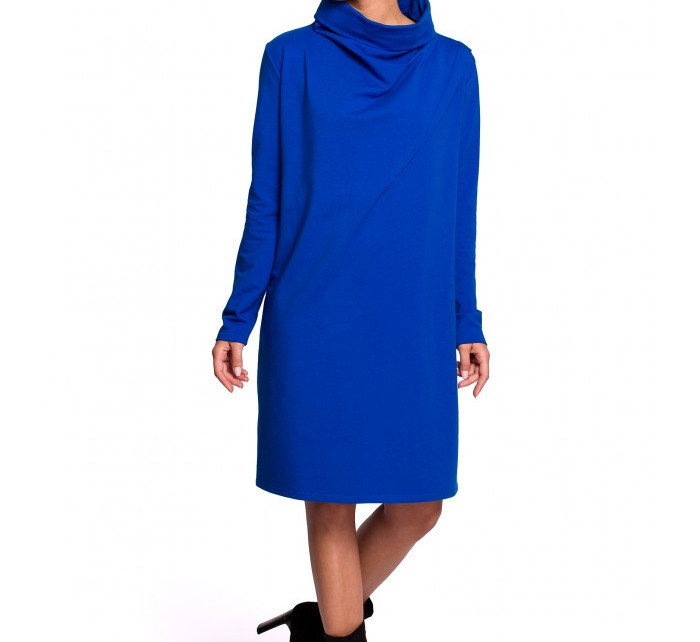 Šaty s vysokým límcem model 15100536 - BeWear