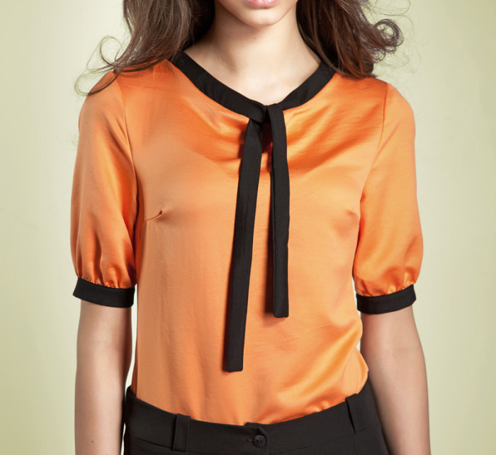 Bluzka Madeline b21 pomarańczowa - Nife