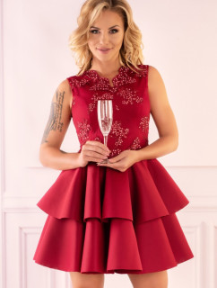 Karieela Vínovo červené šaty - Merribel