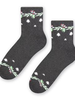 Ponožky model 17697856 Melange Graphite - Steven