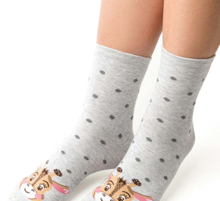 Ponožky model 17697847 Melange Light Grey - Steven