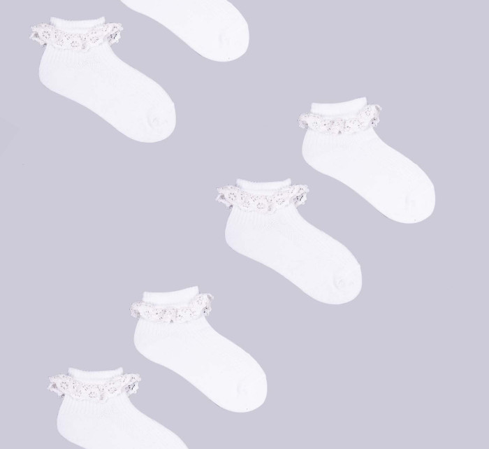 Bavlněné ponožky  Cuff 3pack White model 17179169 - Yoclub