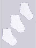 Dívčí ponožky 3pack White model 17179181 - Yoclub