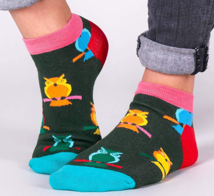 Kotníkové bavlněné ponožky Vzory Barvy Vícebarevné model 17179283 - Yoclub
