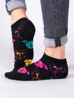 Kotníkové bavlněné ponožky Vzory barev Black model 17179293 - Yoclub