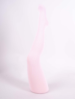 Dívčí neprůhledné punčocháče z mikrovlákna 40 Den se vzorem model 17210077 Pink - Yoclub