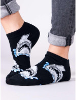 Kotníkové bavlněné ponožky Vzory barev Black model 18089192 - Yoclub