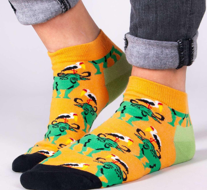 Kotníkové bavlněné ponožky Vzory Barvy Vícebarevné model 17232328 - Yoclub