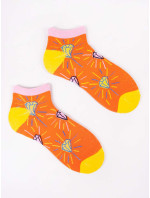Kotníkové bavlněné ponožky Vzory barev Orange model 17232341 - Yoclub