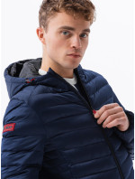Pánská bunda Ombre Jacket C368-1 Námořnická modrá