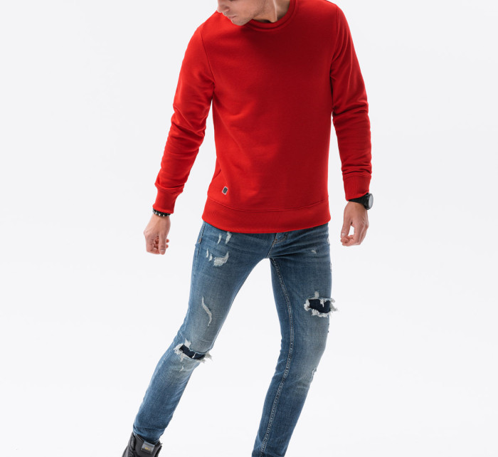 Pánská mikina Sweatshirt model 17256446 Červená - Ombre