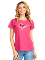 Yoclub Bavlněné tričko PKK-0094K-A110 Pink