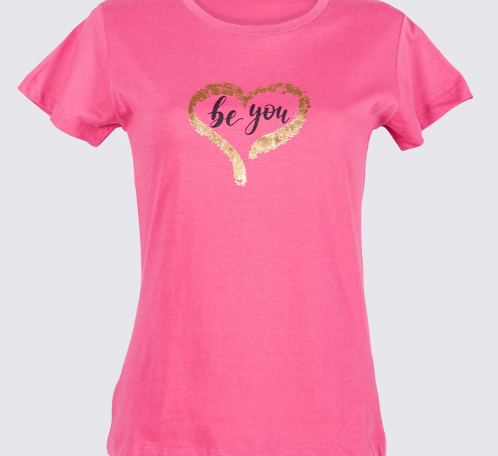Yoclub Bavlnené tričko PKK-0094K-A110 Pink