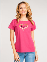 Yoclub Bavlněné tričko PKK-0094K-A110 Pink