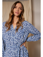 Monnari Blouses Blouse With A Longer Cut With A Spotted Pattern Multicolor