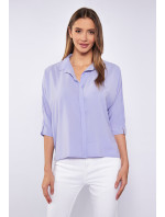 Monnari Blouses Plaincy Shirt With 3/4 Sleeves Purple