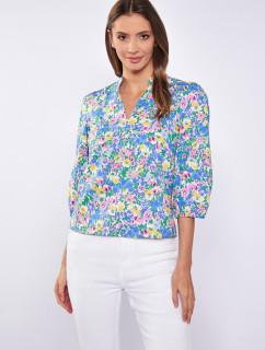 Monnari Halenky Vzorovaná bavlněná košile Multicolor