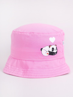 Yoclub Girl's Summer Hat CKA-0267G-A110 Pink