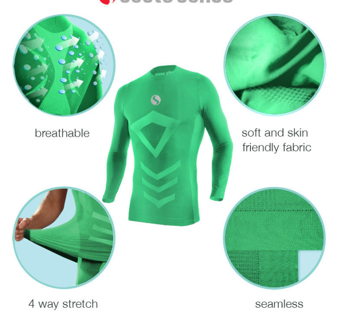 Sesto Senso Thermo Longsleeve Top CL40 Green
