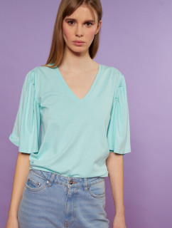 Monnari T-Shirts Blouse With Wide Sleeves Turqoise